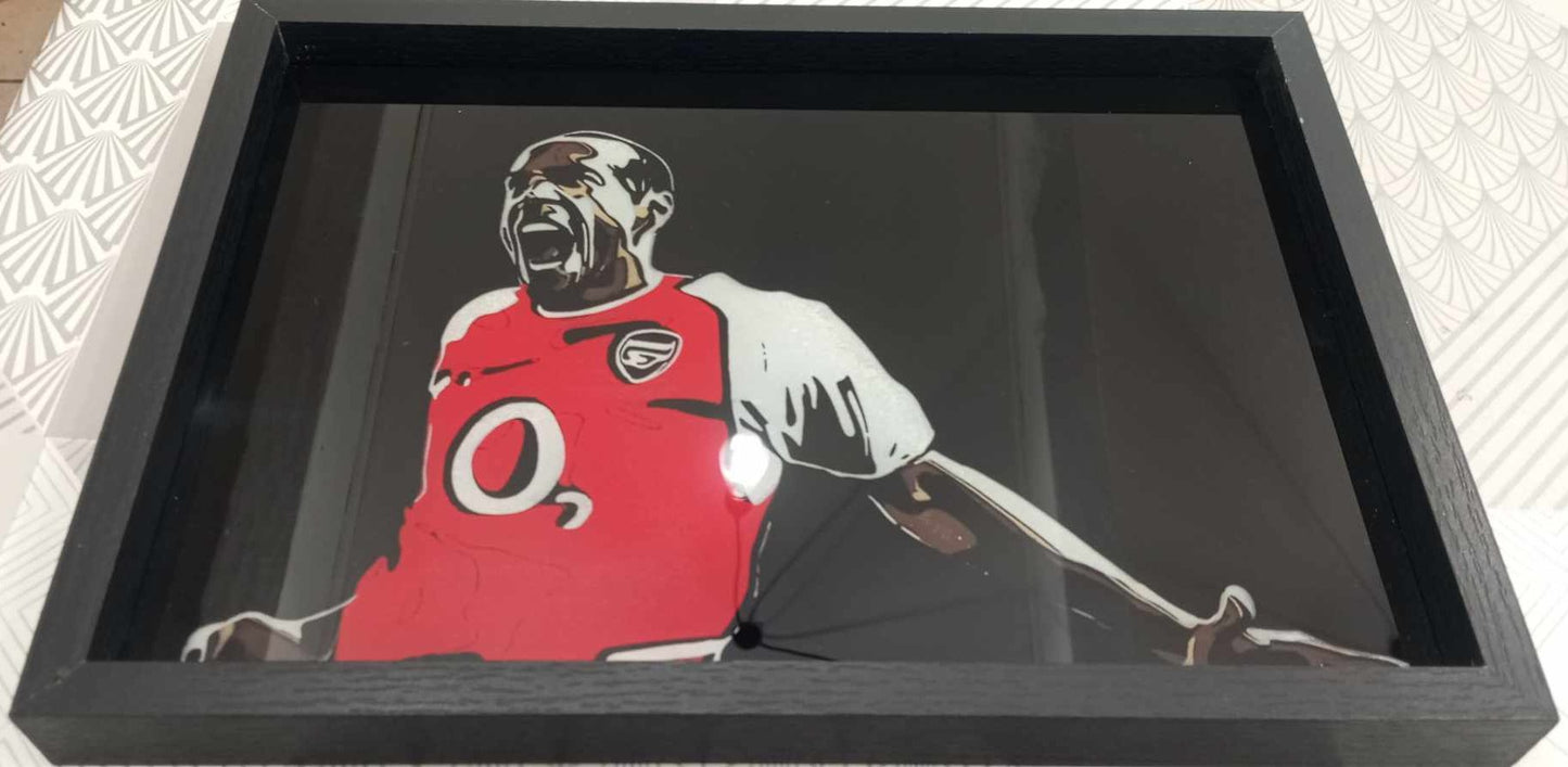 Tableau Thierry Henry 32 x 23 cm sur commande